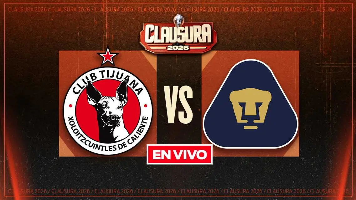 Xolos vs Pumas Liga MX Clausura 2026 Jornada 8