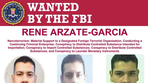 “La Rana” ha sido formalmente acusado en Estados Unidos por cargos de narcoterrorismo. / X: @FBIMostWanted