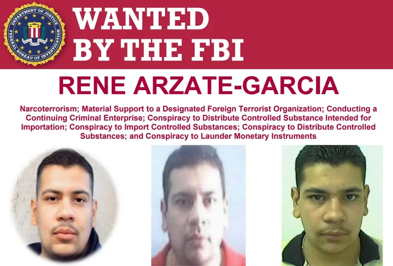 “La Rana” ha sido formalmente acusado en Estados Unidos por cargos de narcoterrorismo. / X: @FBIMostWanted