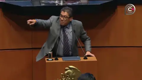 Saúl Monreal se enojó de que lo llamaran narco en plena sesión del Senado / Redes Sociales