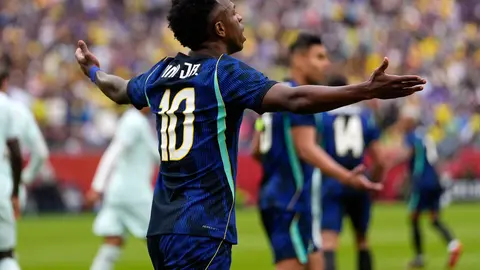 Vinicius en lamento con Brasil | AP