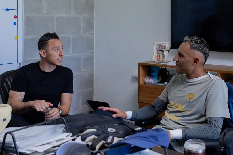Guardado y Keylor Navas convivieron en Cantera | X @PumasMX