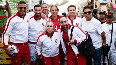 De Lisboa a la Cuauhtémoc: Leyendas de Portugal se pasen por Tepito para una cascarita