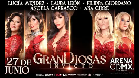 Grandiosas Invicto 2026: elenco, fecha y sede en la CDMX