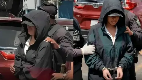 En una revisión preventiva, le encontraron 2 armas de fuego por lo que fue arrestada / Redes Sociales