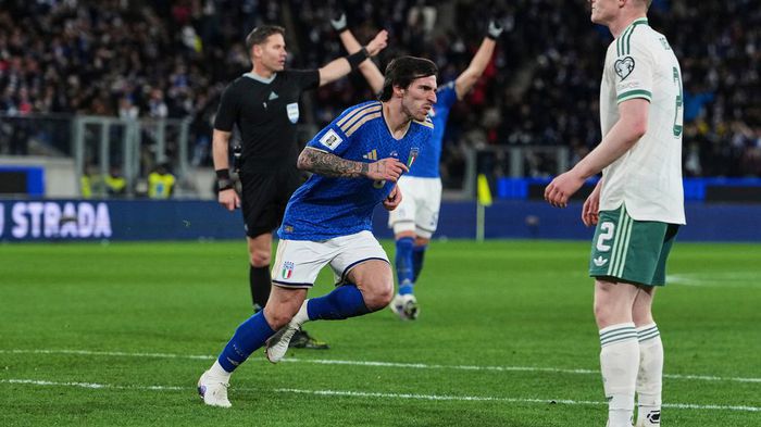 Tonali abrió el marcador contra Irlanda del Norte | AP