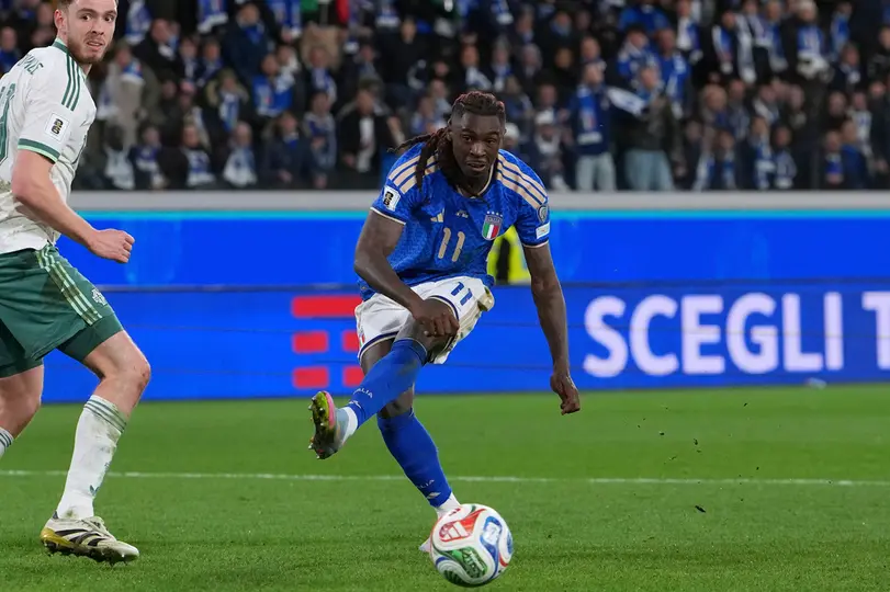Moise Kean anotó el segundo gol contra Irlanda del Norte | AP