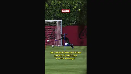 Así Entrena Ochoa Previa Al Juego Contra Portugal