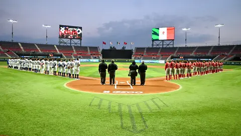 Debut de los Diablos en el Baseball Champions League 2026 I x:@DiablosRojosMX