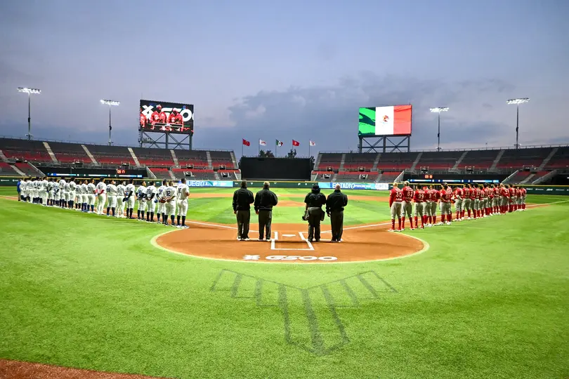 Debut de los Diablos en el Baseball Champions League 2026 I x:@DiablosRojosMX