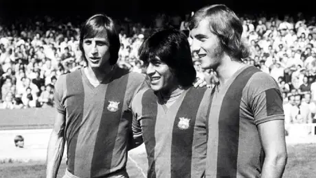 Joan Laporta deja de lado a Messi y elige a Johan Cruyff como el mejor jugador de la historia
