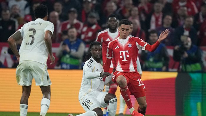 Camavinga en el partido de Real Madrid contra Bayern Munich en el Champions League | AP