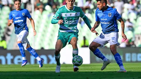 Rayados y Santos enfrentándose en la Jornada 16 del Clausura | MEXSPORT