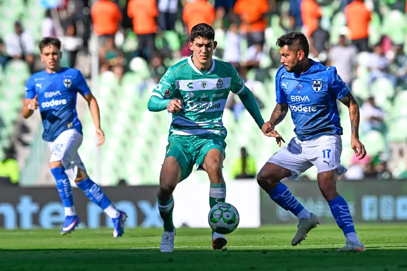 Rayados y Santos enfrentándose en la Jornada 16 del Clausura | MEXSPORT