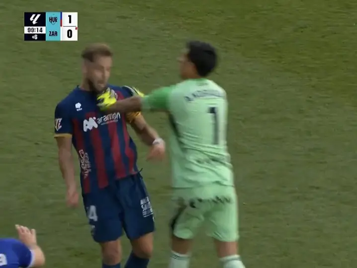 Esteban Andrada, jugador de Zaragoza | Captura de pantalla
