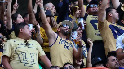 ¡Invasión auriazul! Afición de Pumas se hace presente en el Estadio Hidalgo