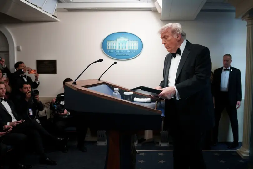 El evento, organizado por la WHCA, se celebra tradicionalmente en el hotel Washington Hilton./ AP