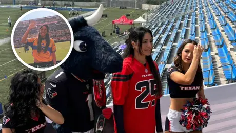 ¡Raquel Rodríguez se vuelve felina! Apoya a Tigres en el Volcán