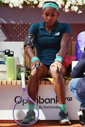 Coco Gauff en Madrid l AP