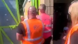 Así fue sacado el aficionado del inmueble en Inglaterra l CAPTURA