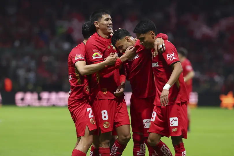 Jugadores de Toluca ante León | IMAGO7