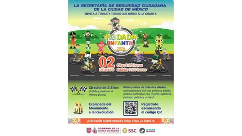 El evento es organizado por la Secretaría de Seguridad Ciudadana (SSC) para promover la convivencia familiar./ SSC