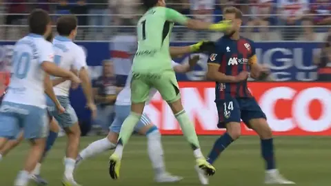 Esteban Andrada, jugador de Zaragoza | Captura de pantalla