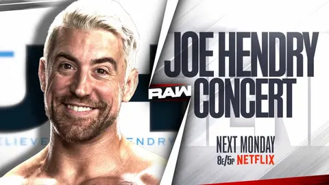 Joe Herny debutará en Raw en un concierto