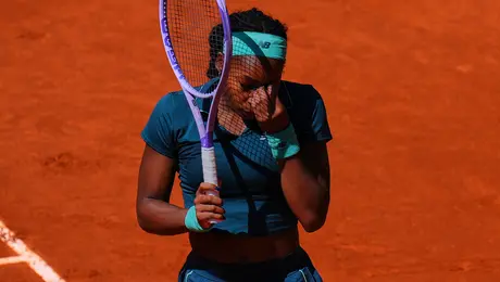 ¿Envenenamiento? Coco Gauff termina vomitando en el Masters de Madrid