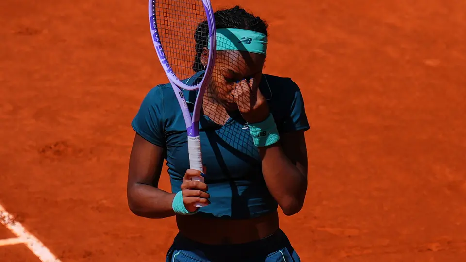 ¿Envenenamiento? Coco Gauff termina vomitando en el Masters de Madrid