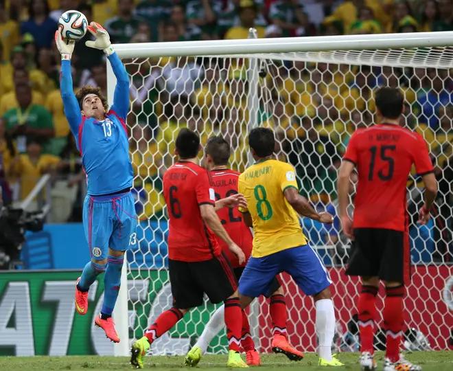 Memo Ochoa con la Selección Mexicana en el Mundial de Brasil 2014 | MEXSPORT