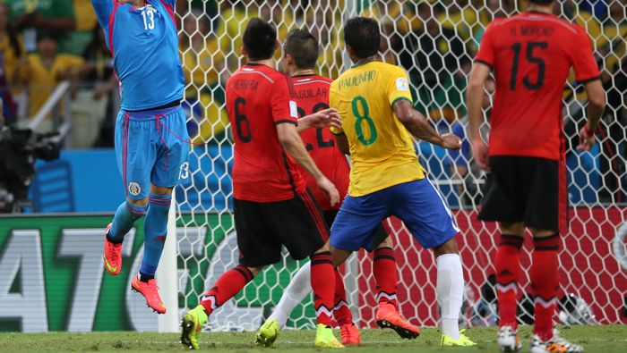 Memo Ochoa con la Selección Mexicana en el Mundial de Brasil 2014 | MEXSPORT
