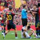 Johan Vásquez en el partido de Genoa vs Como 1907 en la Serie A | AP