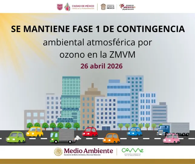 La CAMe activó la contingencia el 25 de abril a las 14:00 horas./ X: @CAMegalopolis