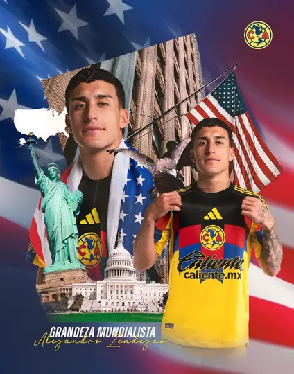 América celebrando la convocatoria de Alejandro Zendejas con Estados Unidos | x:América