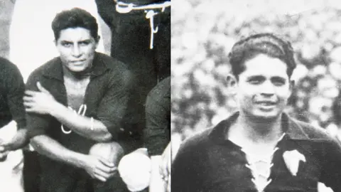 Juan Carreño Sandoval  y Dionisio Mejía "Nicho" en el Mundial Uruguay 1930 | MEXSPORT