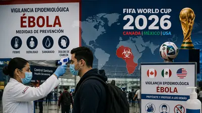 México activará vigilancia por ébola durante el Mundial 2026 junto con EU y Canadá