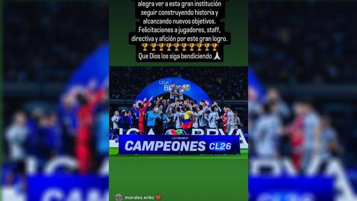 Así fue la felicitación de Vicente Sánchez | CAPTURA DE PANTALLA