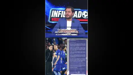 ÚLTIMO MOMENTO ANTUNA LE PIDE PERDÓN A LA AFICIÓN DE PUMAS