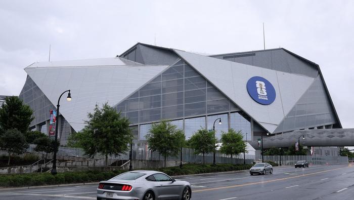 Panorámica del Estadio Mercedez Benz en Atlanta | AFP