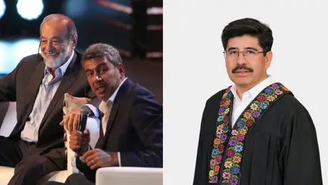 Carlos Slim y Arturo Elías Ayub se reúnen con el presidente de la SCJN ¿Cuál fue el motivo?