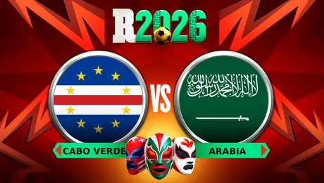 Cabo Verde vs Arabia Saudita EN VIVO Mundial 2026 | 0-0 ¡Se acabó el partido! 