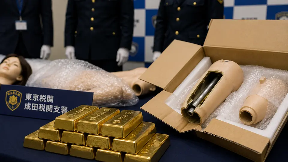El cargamento procedente de China fue detectado durante una inspección en el aeropuerto de Narita, donde las figuras habían sido declaradas como maniquíes./ IA