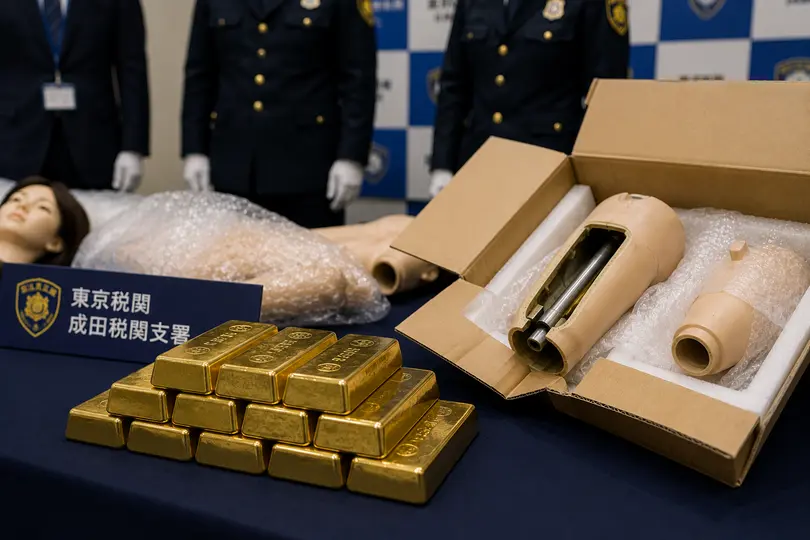 El cargamento procedente de China fue detectado durante una inspección en el aeropuerto de Narita, donde las figuras habían sido declaradas como maniquíes./ IA