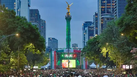 Se esperan altas concentraciones en el Zócalo, Ángel de la Independencia y Paseo de la Reforma / FB: @GobiernoCDMX