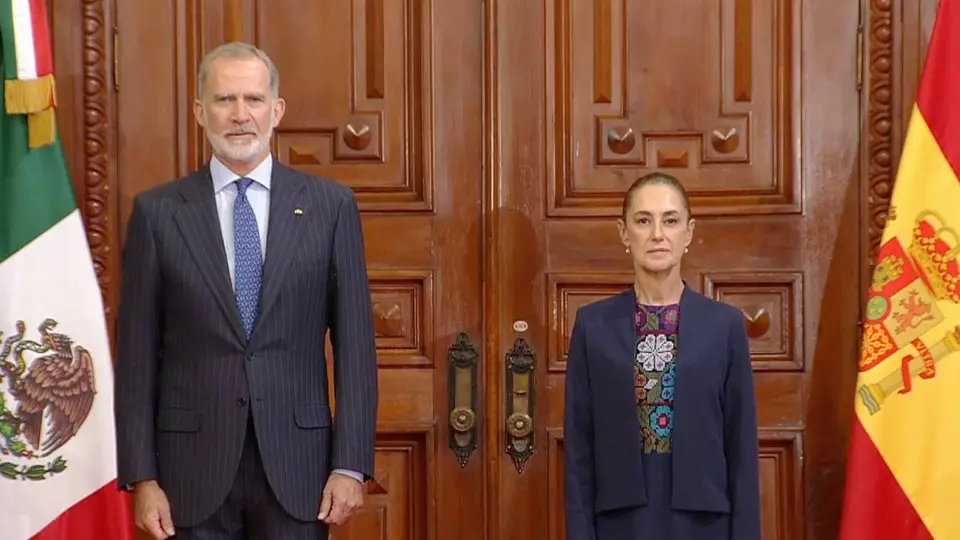 Así fue el primer encuentro entre Claudia Sheinbaum y el rey Felipe VI en Palacio Nacional