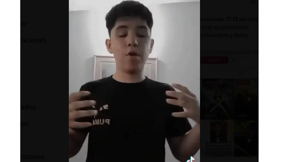La grabación compartida en TikTok se volvió viral después de que miles de personas señalaran la coincidencia entre su mensaje y los recientes terremotos./ Captura de pantalla