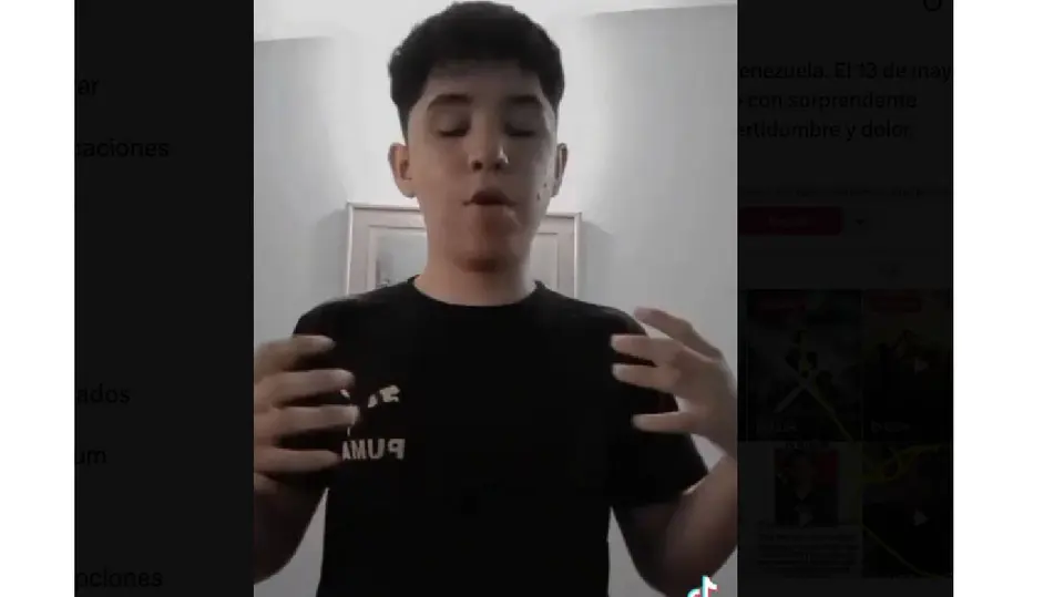 La grabación compartida en TikTok se volvió viral después de que miles de personas señalaran la coincidencia entre su mensaje y los recientes terremotos./ Captura de pantalla