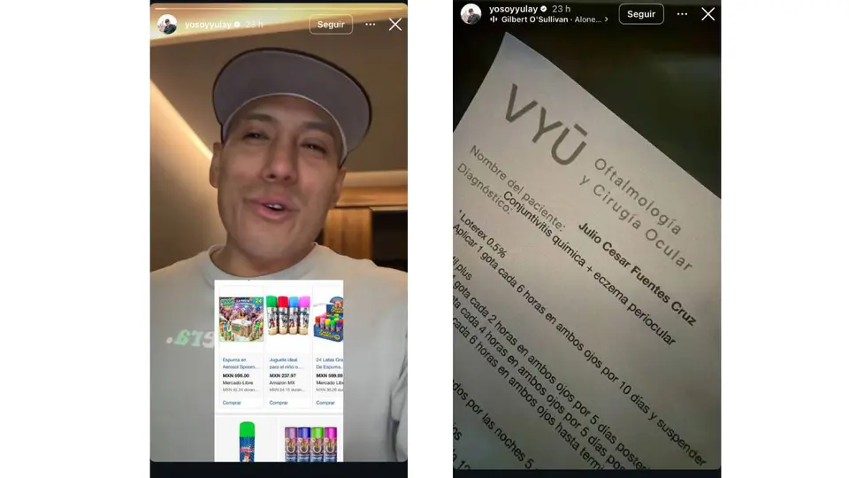 Yulay compartió su experiencia en sus redes sociales. / @yosoyyulay