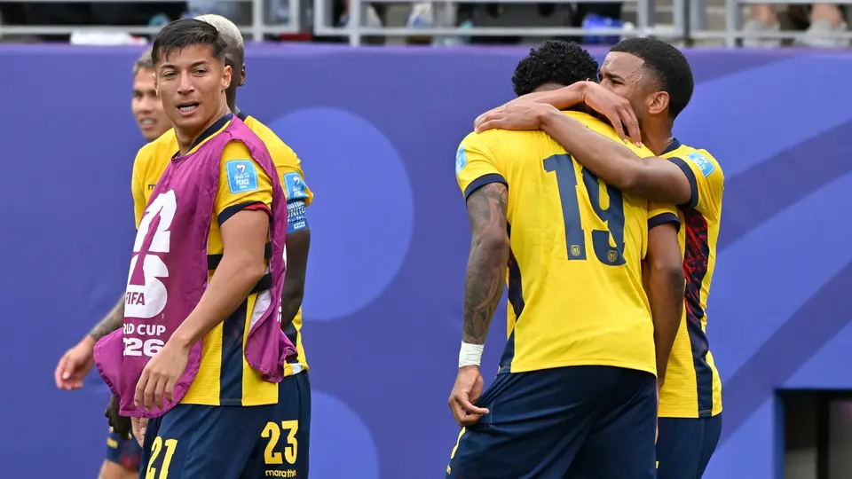 Pedro Vite en celebración con Ecuador en el Mundial 2026 | MEXSPORT